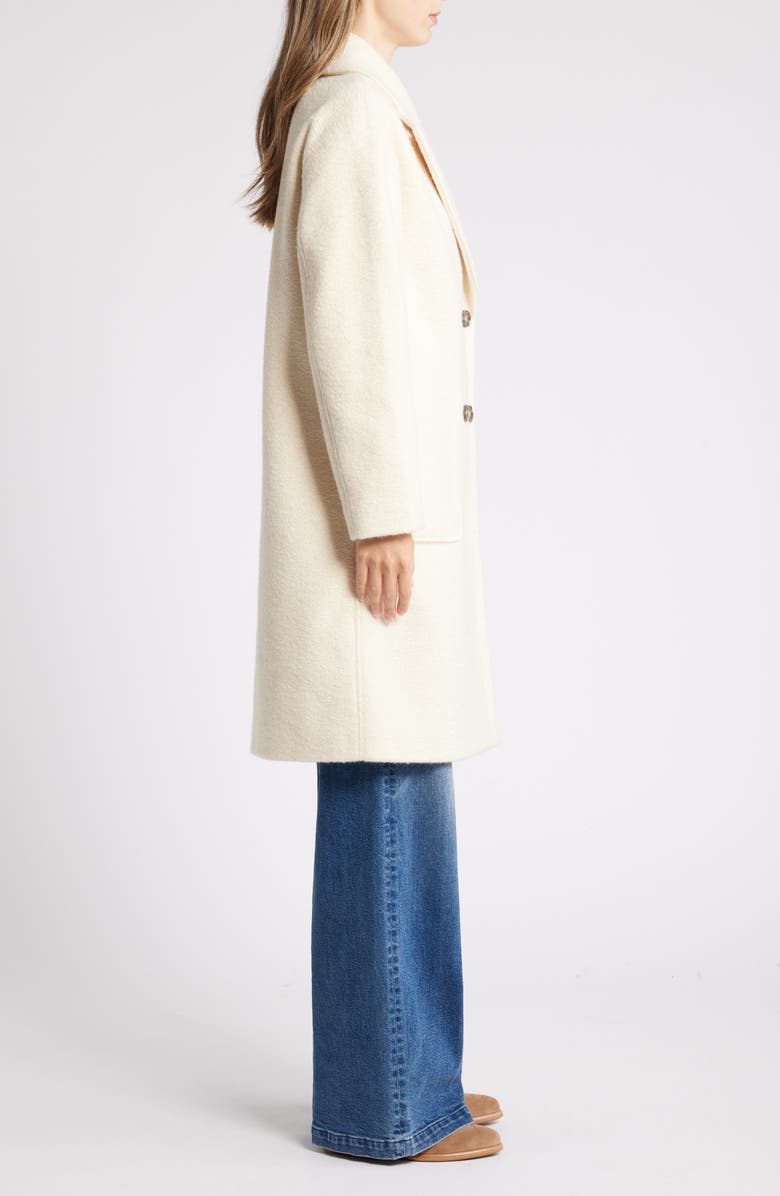 Lucky Brand Bouclé Peacoat, Alternate, color, Cream