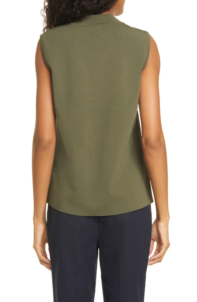 Ted Baker London Lydiaay V-Neck Mixed Media Top, Alternate, color,