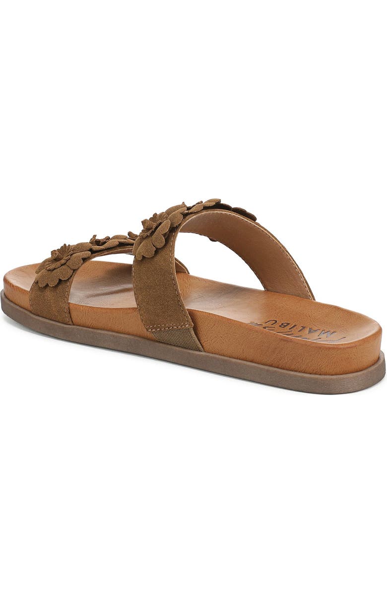 Blowfish Malibu Lovely Slide Sandal, Alternate, color, Scotch Brown Faux Suede