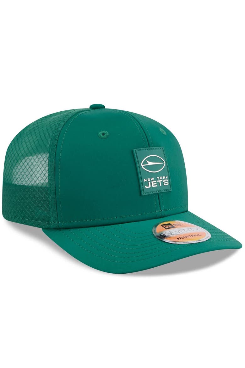 Men's New Era Green New York Jets 2025 Sideline  9SEVENTY Trucker Adjustable Hat, Alternate, color, Green