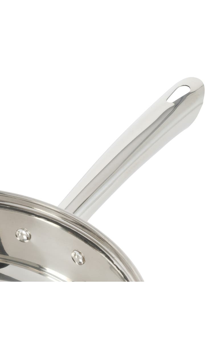 OSTER Sangerfield 12-Piece Stainless Steel Cookware Set with Kitchen Tools, Alternate, color, Silver