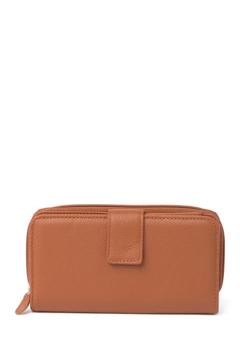 All-in-One Leather Continental Wallet
