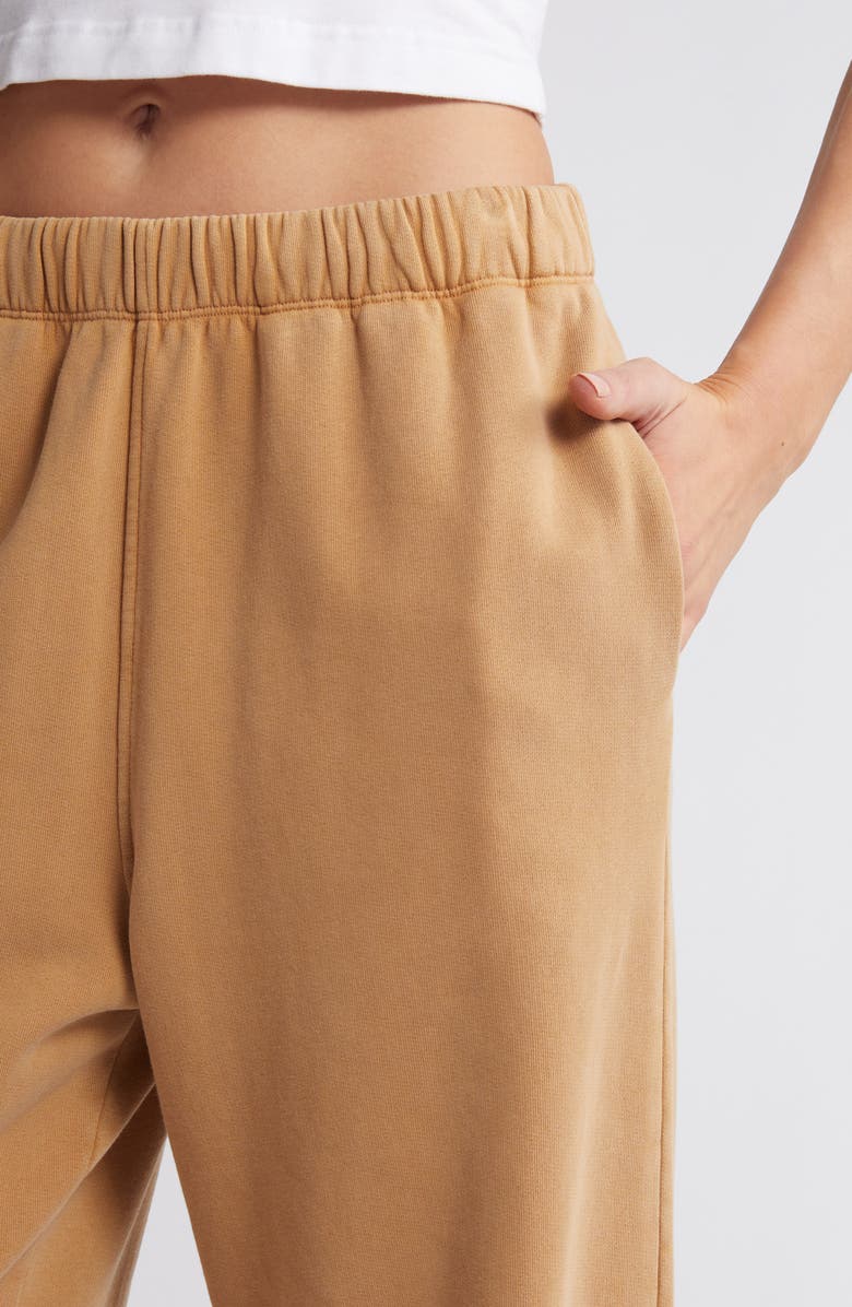 Re/Done Wide Leg Organic Cotton Sweatpants, Alternate, color, 