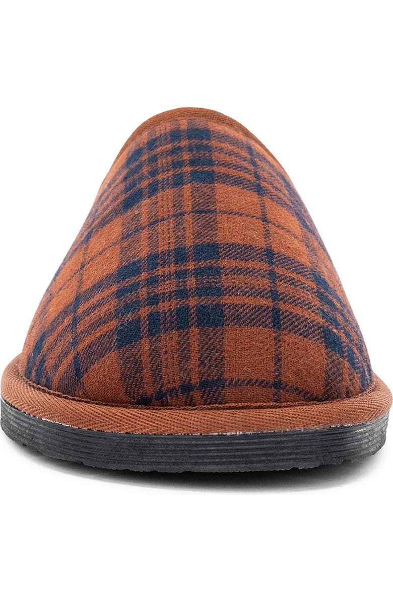 Staheekum Alpine Flannel Scuff Slippers, Alternate, color, Chestnut