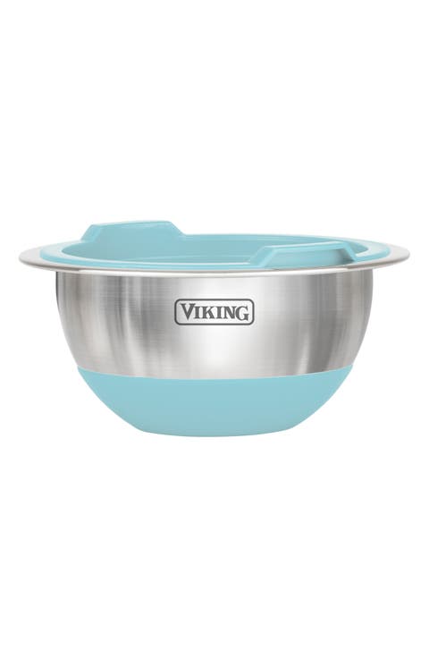 8-Piece Stainless Steel Bowls with Lids Set