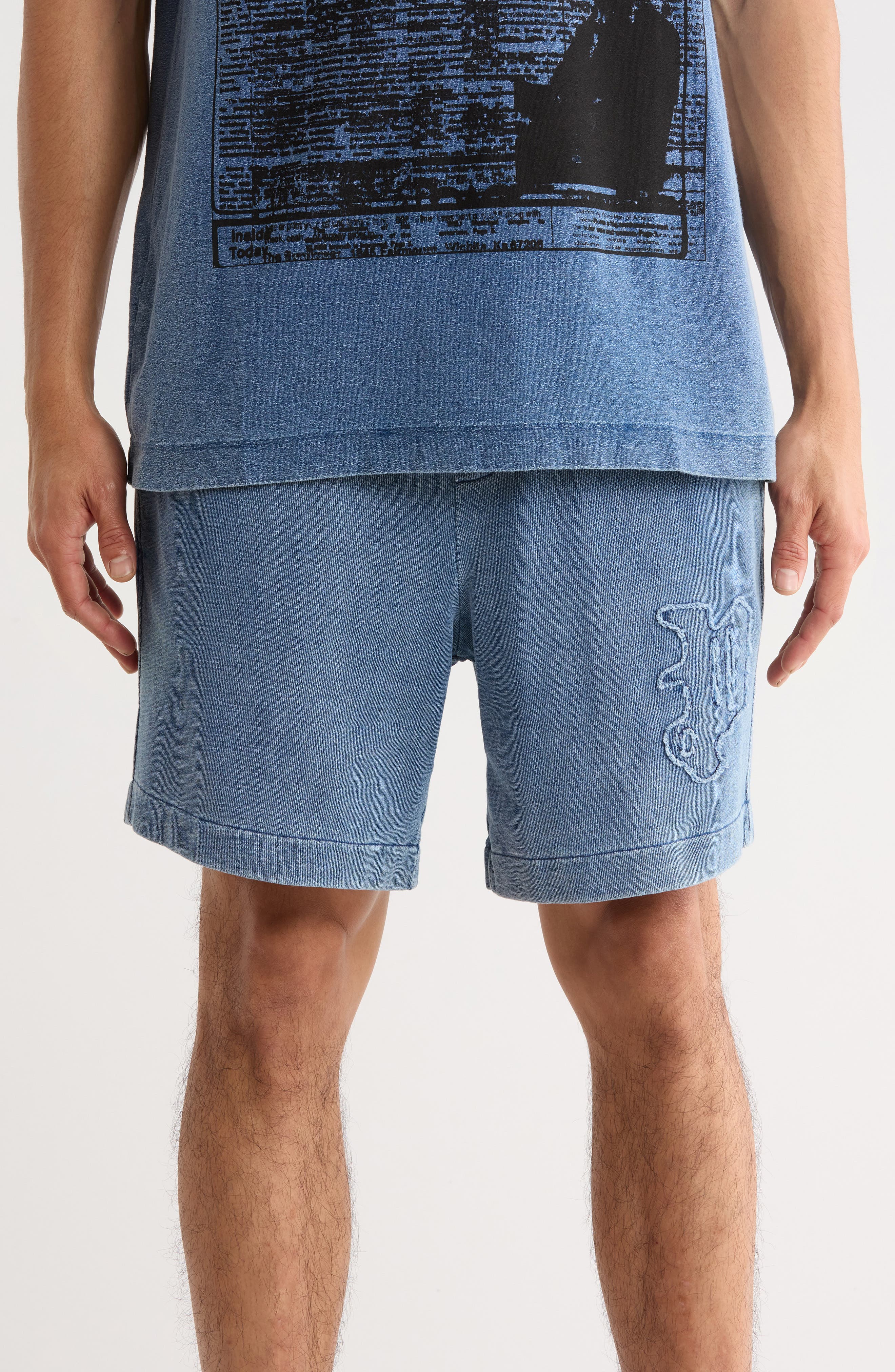 PURPLE BRAND Fleece Shorts