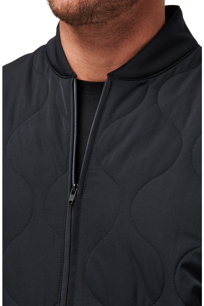 Come What May Quilted Jacket, Alternate, color, BLACK
