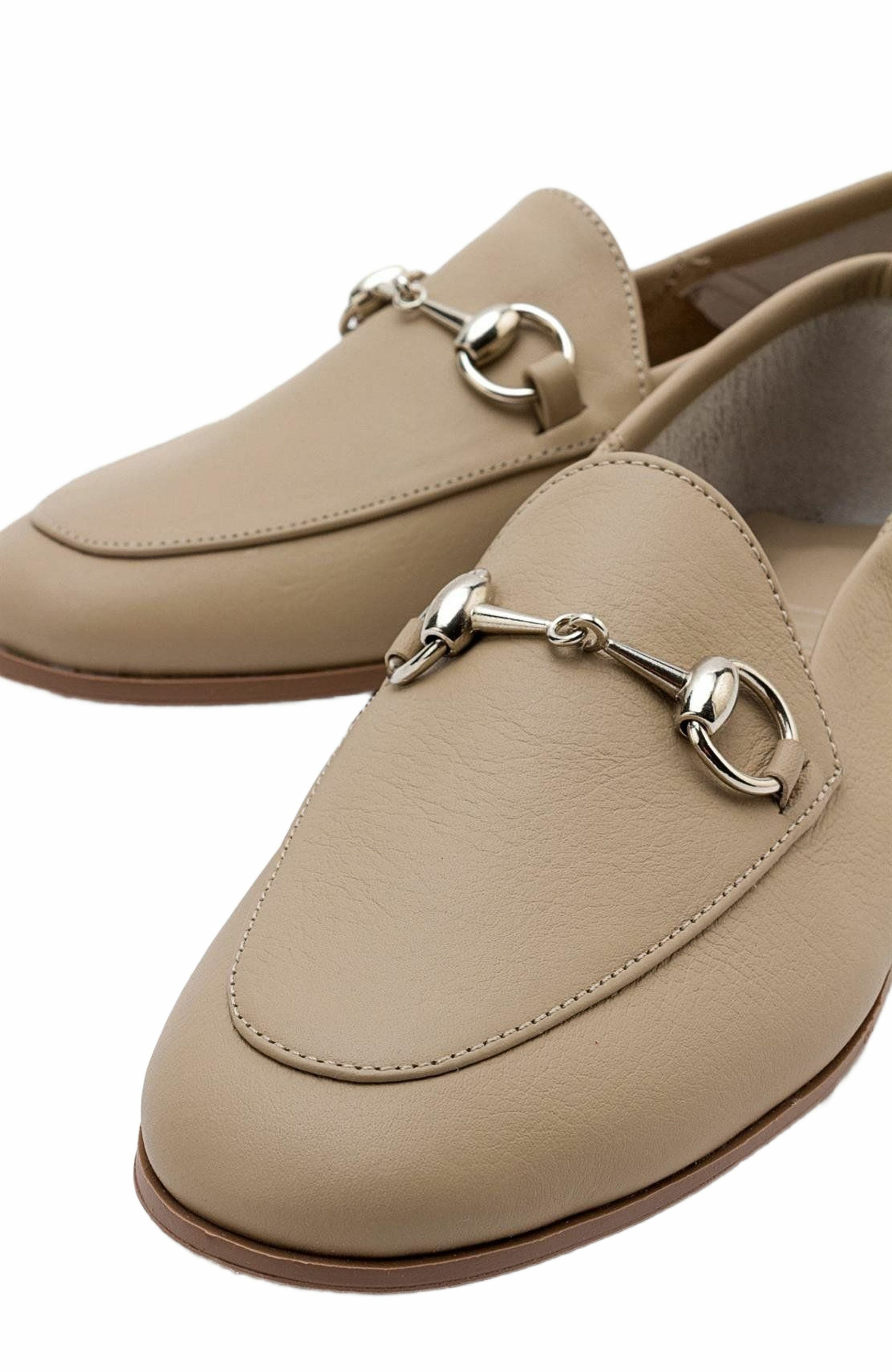 Forever & Always Shoes Penny Leather Horsebit Loafers, Alternate, color, Dark Beige Leather