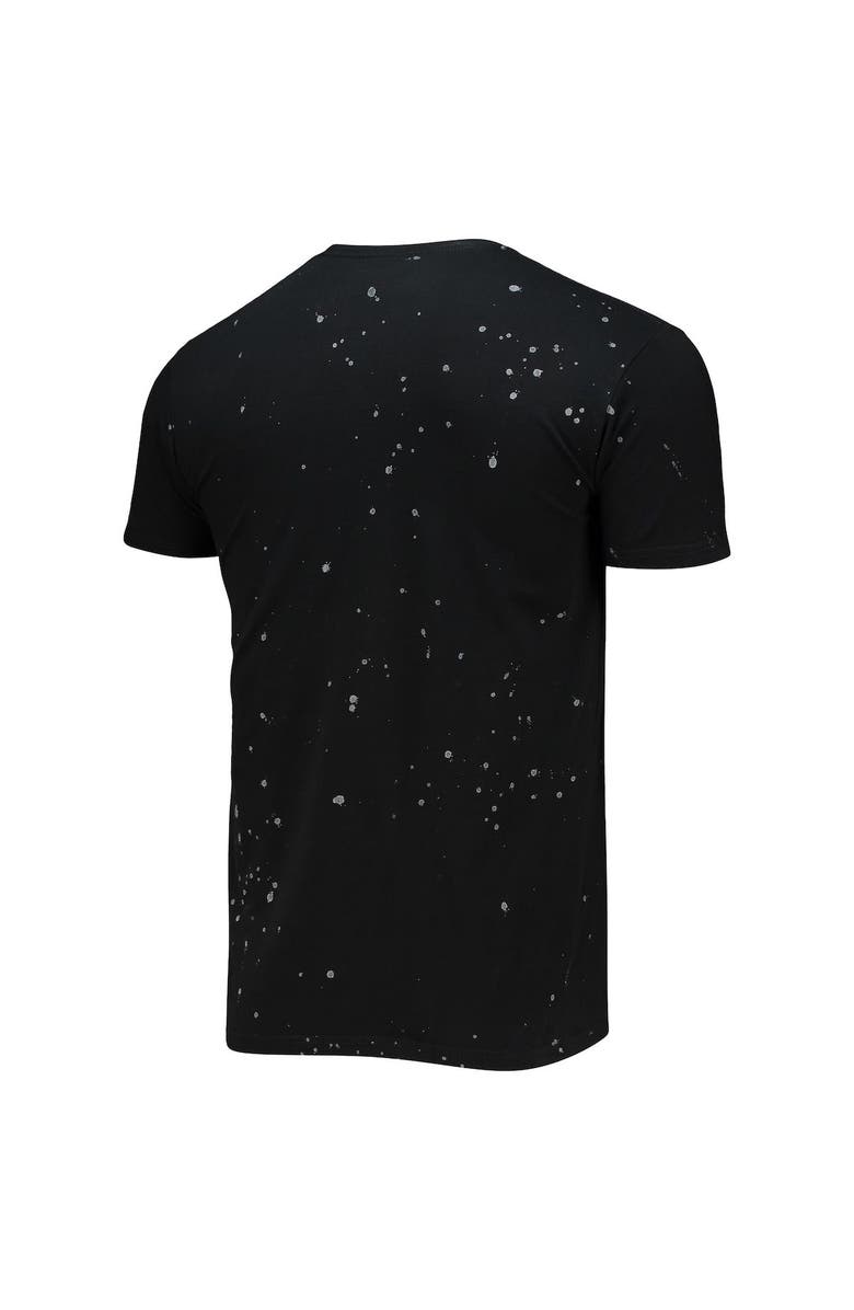 Retro Brand Men's Original Retro Brand Black XULA Gold Bleach Splatter T-Shirt, Alternate, color, 