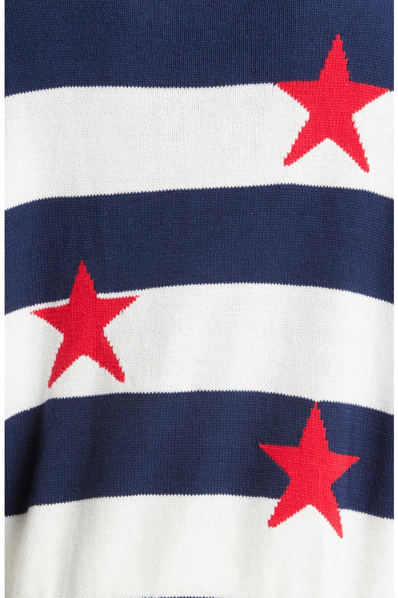 Callie Cotton Blend Sweater, Alternate, color, LIBERTY STARS