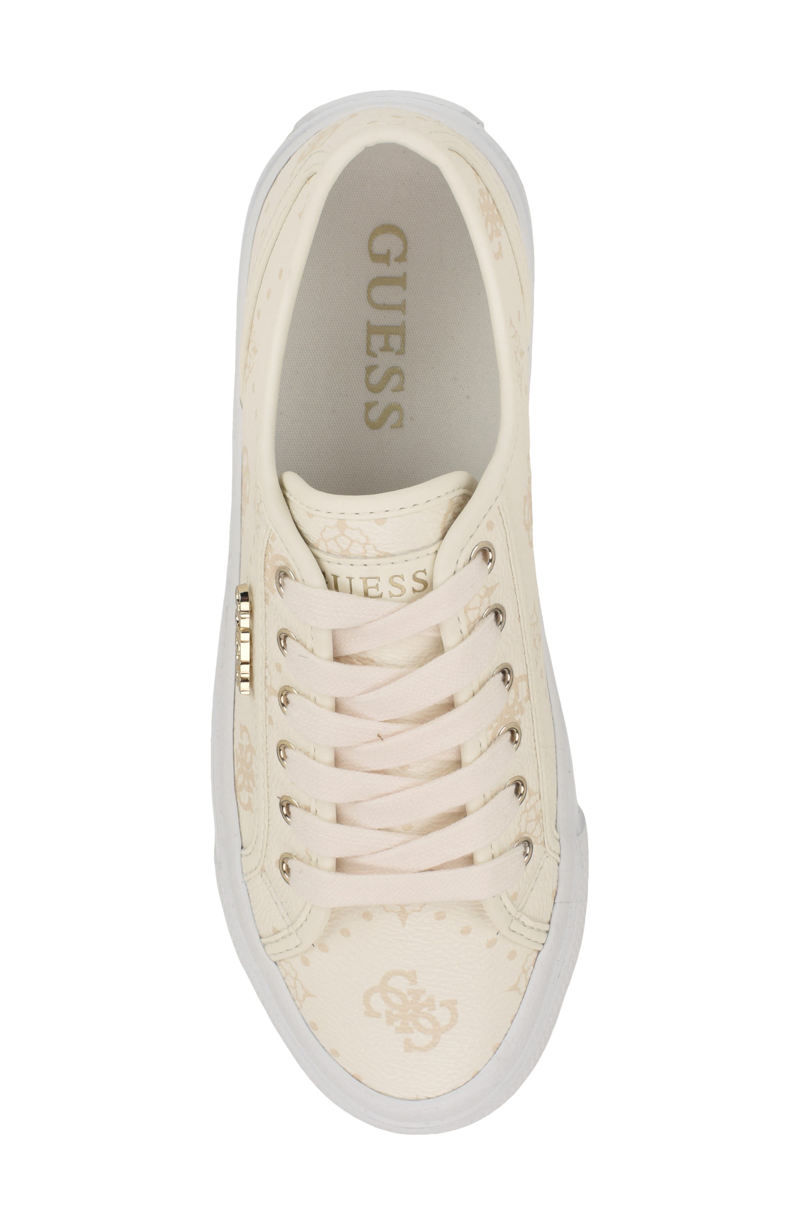 GUESS Jelexa Platform Sneaker, Alternate, color, White