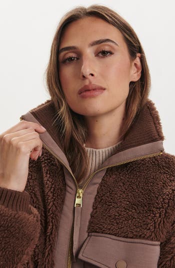 Lowell Faux Shearling Jacket