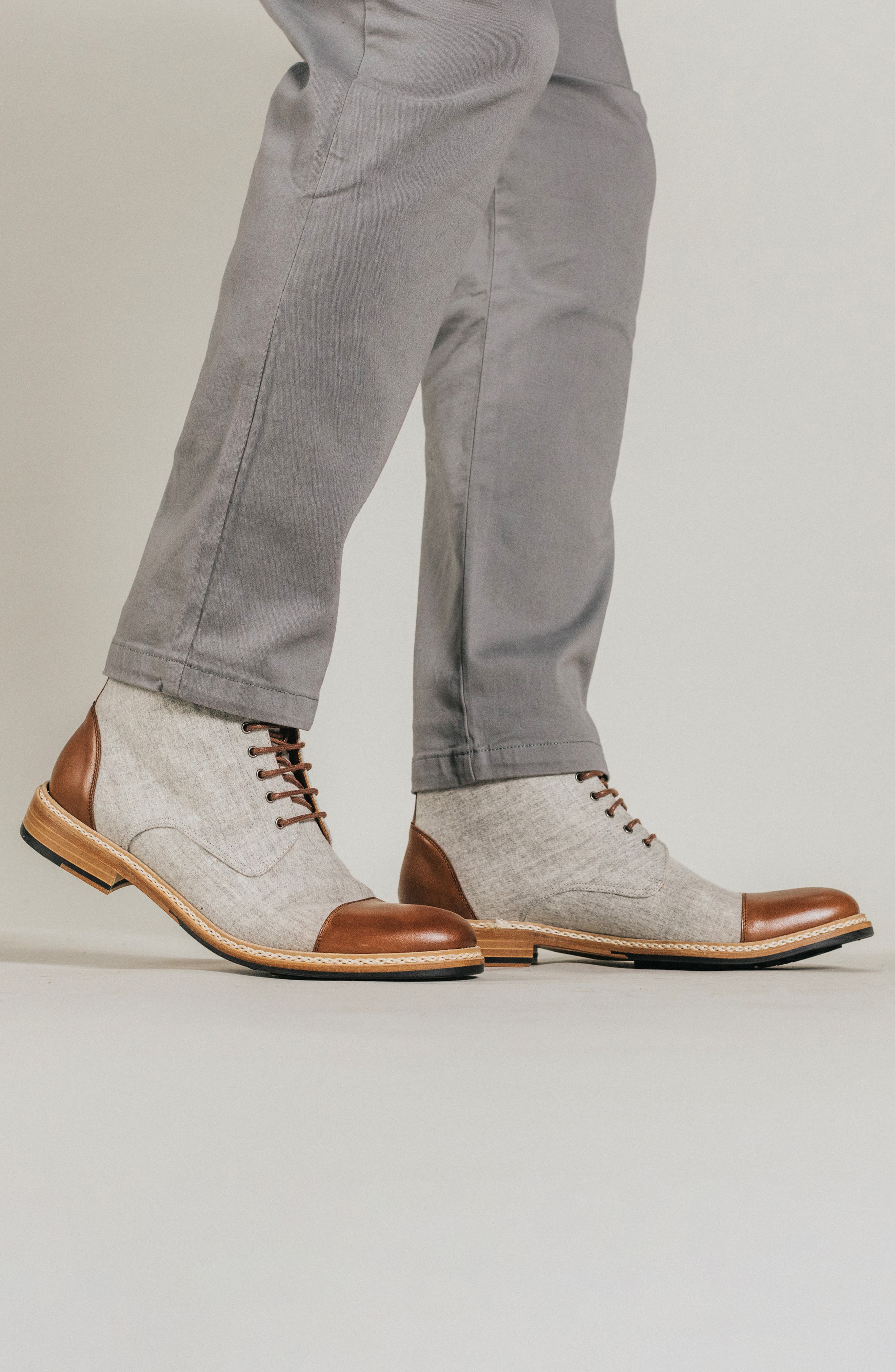 TAFT The Jack Cap Toe Boot, Alternate, color, Avalanche