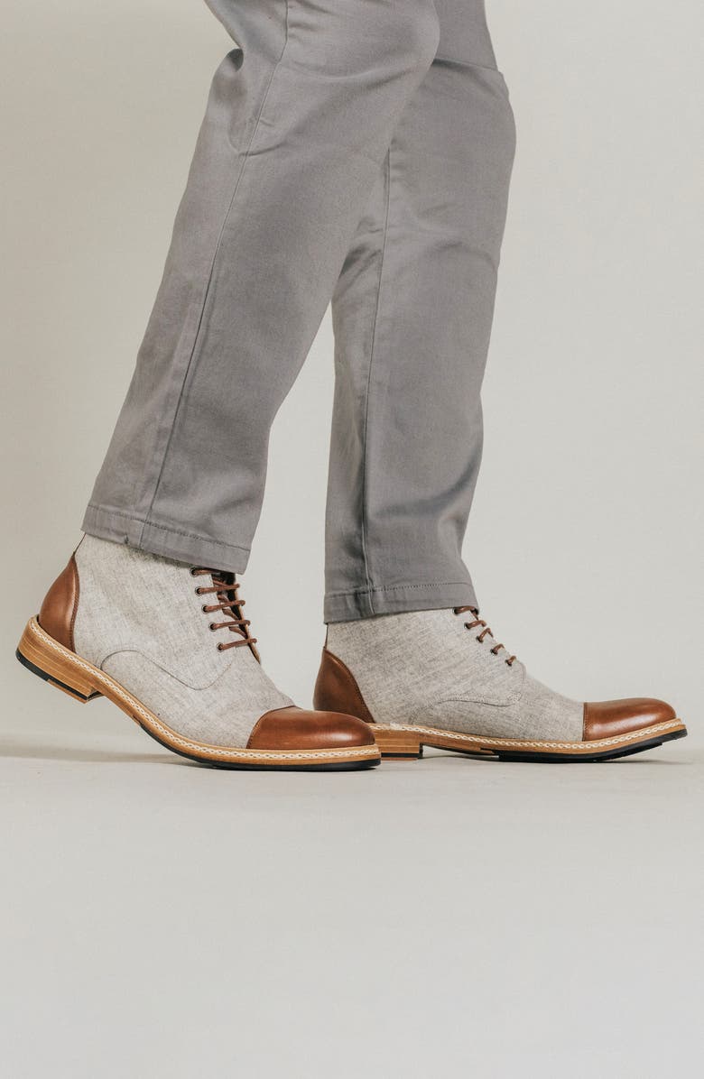 TAFT The Jack Cap Toe Boot, Alternate, color, Avalanche