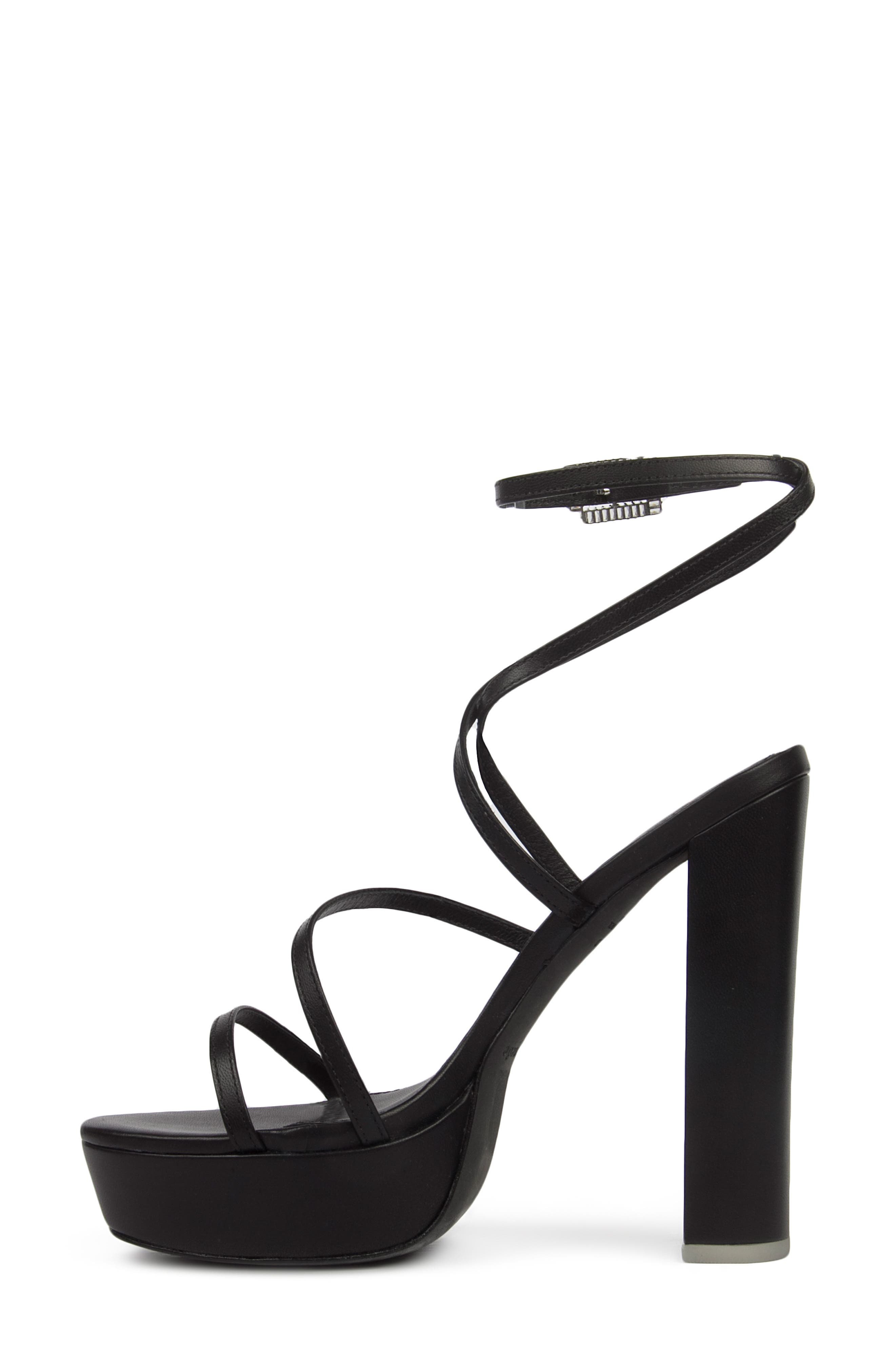 BLACK SUEDE STUDIO Kim Platform Sandal, Alternate, color, 