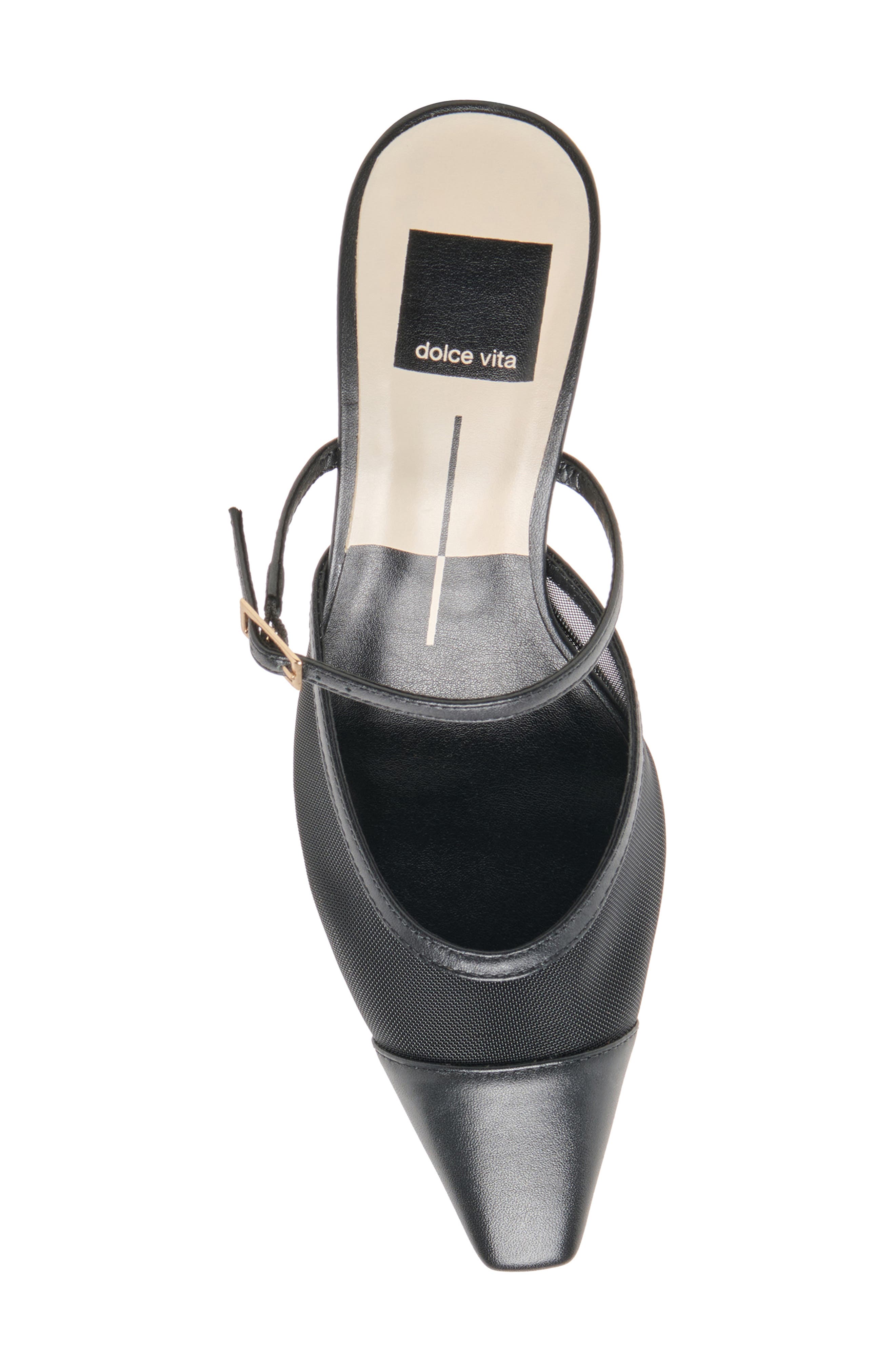 Dolce Vita Loyd Pointed Toe Pump, Alternate, color, Onyx Mesh