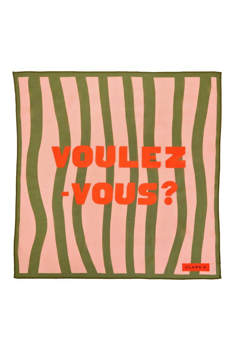 Voulez-Vous Cotton Bandana, Main, color, ARMY