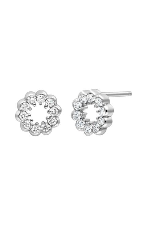 Liora Diamond Open Circle Stud Earrings (Nordstrom Exclusive)