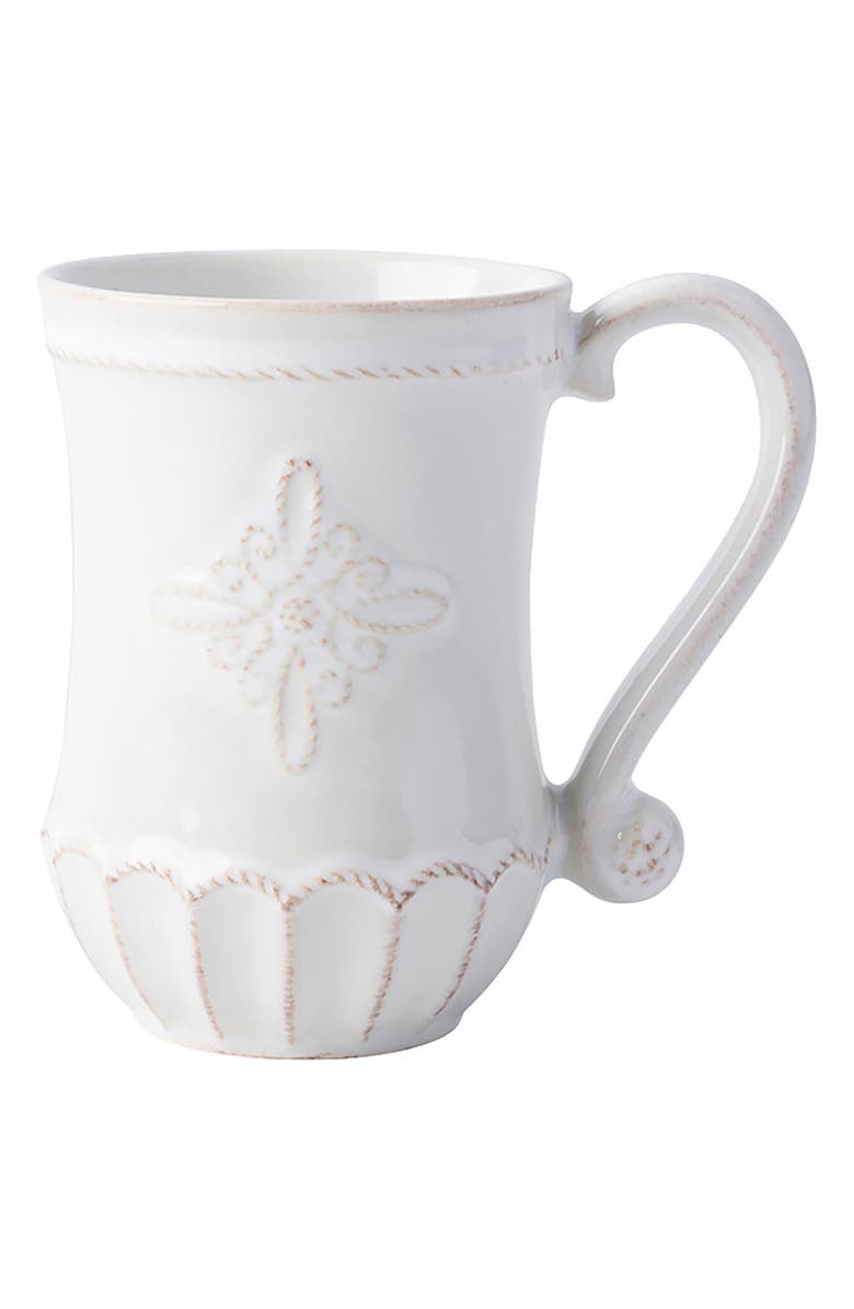 Juliska Jardins du Monde Mug, Main, color, Whitewash