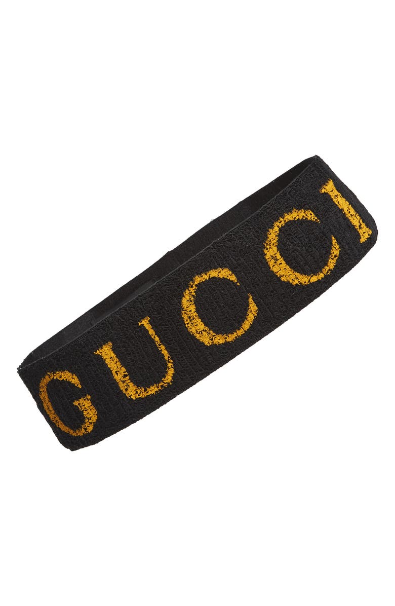 Gucci Teban Logo Headband, Main, color,