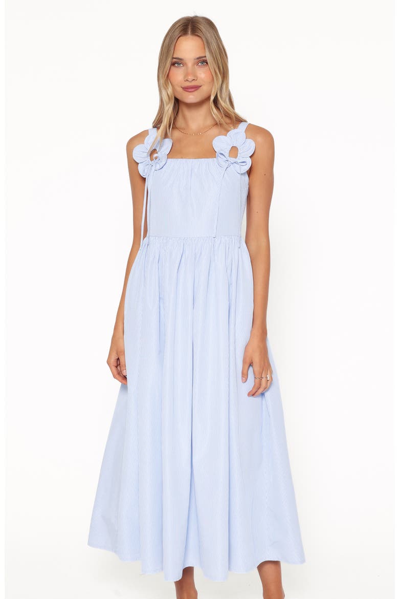 Alden Maxi Dress, Alternate, color, BABY BLUE STRIPE
