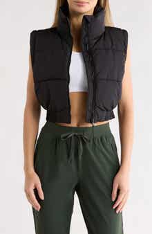 Cotton On The Mother Paneled Crop Puffer Vest