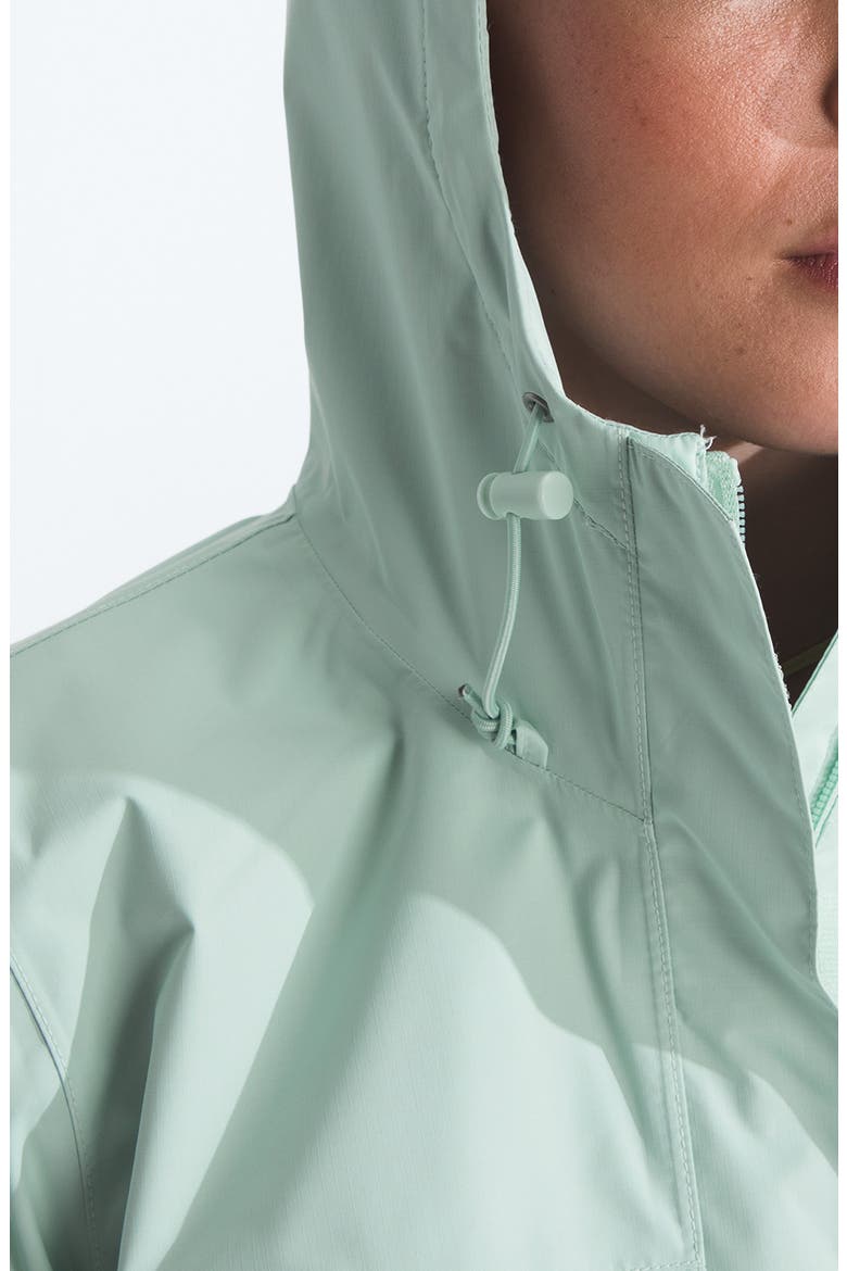 Antora Waterproof Hooded Rain Jacket, Alternate, color, OPAL FROST