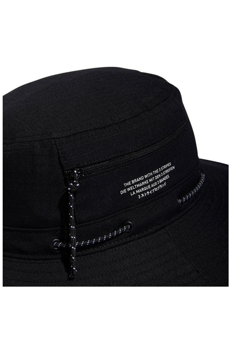 Utility Bucket Hat, Alternate, color, BLACK/WHITE