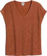 Anne Klein Knit V-Neck Top