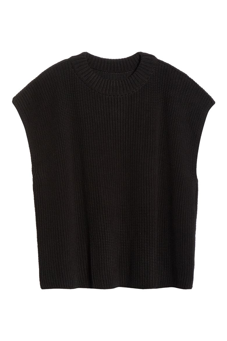 Montecito Sweater Vest, Alternate, color, BLACK