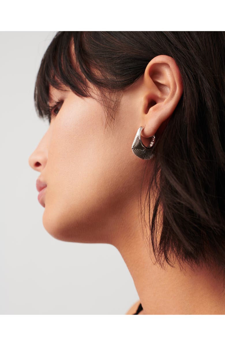 Missoma Hera Ridge Hoop Earrings, Alternate, color, 