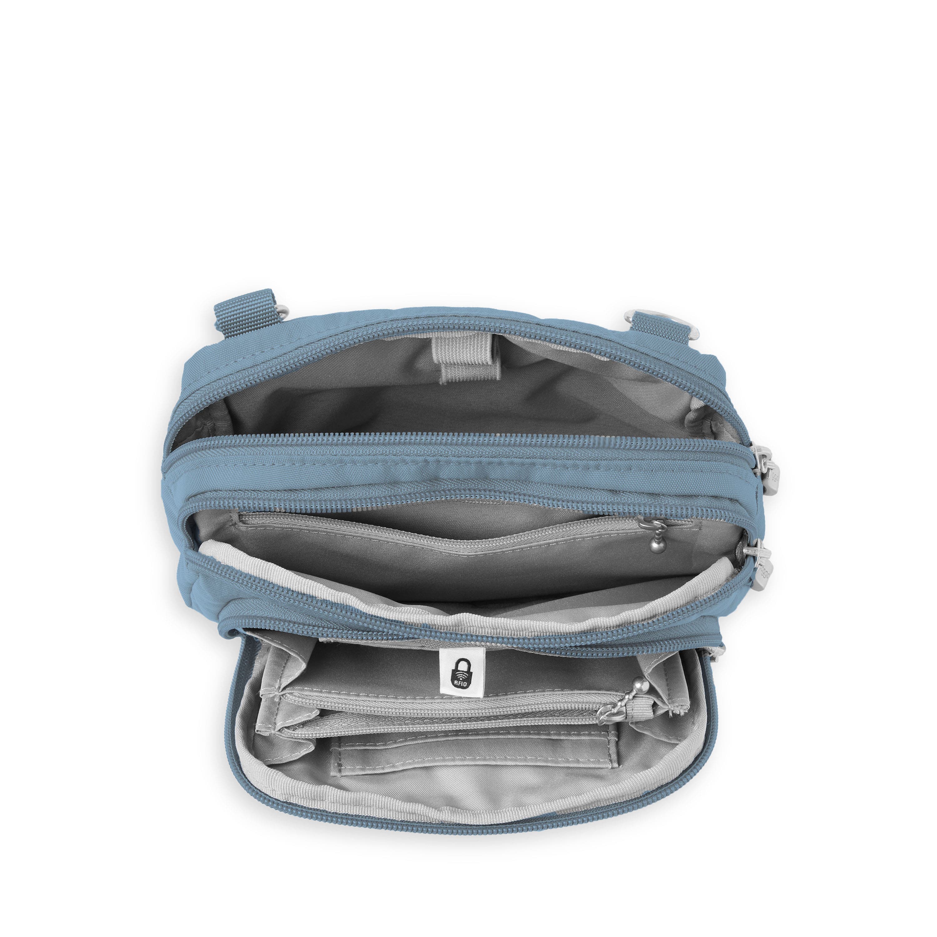 Trifecta RFID Wallet Crossbody Bag, Alternate, color, Mist