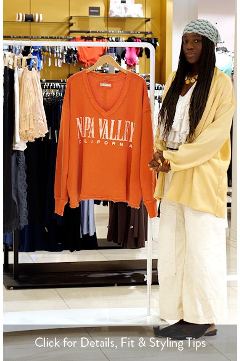 WTF Venice Oversize Cotton Blend Graphic Sweatshirt video