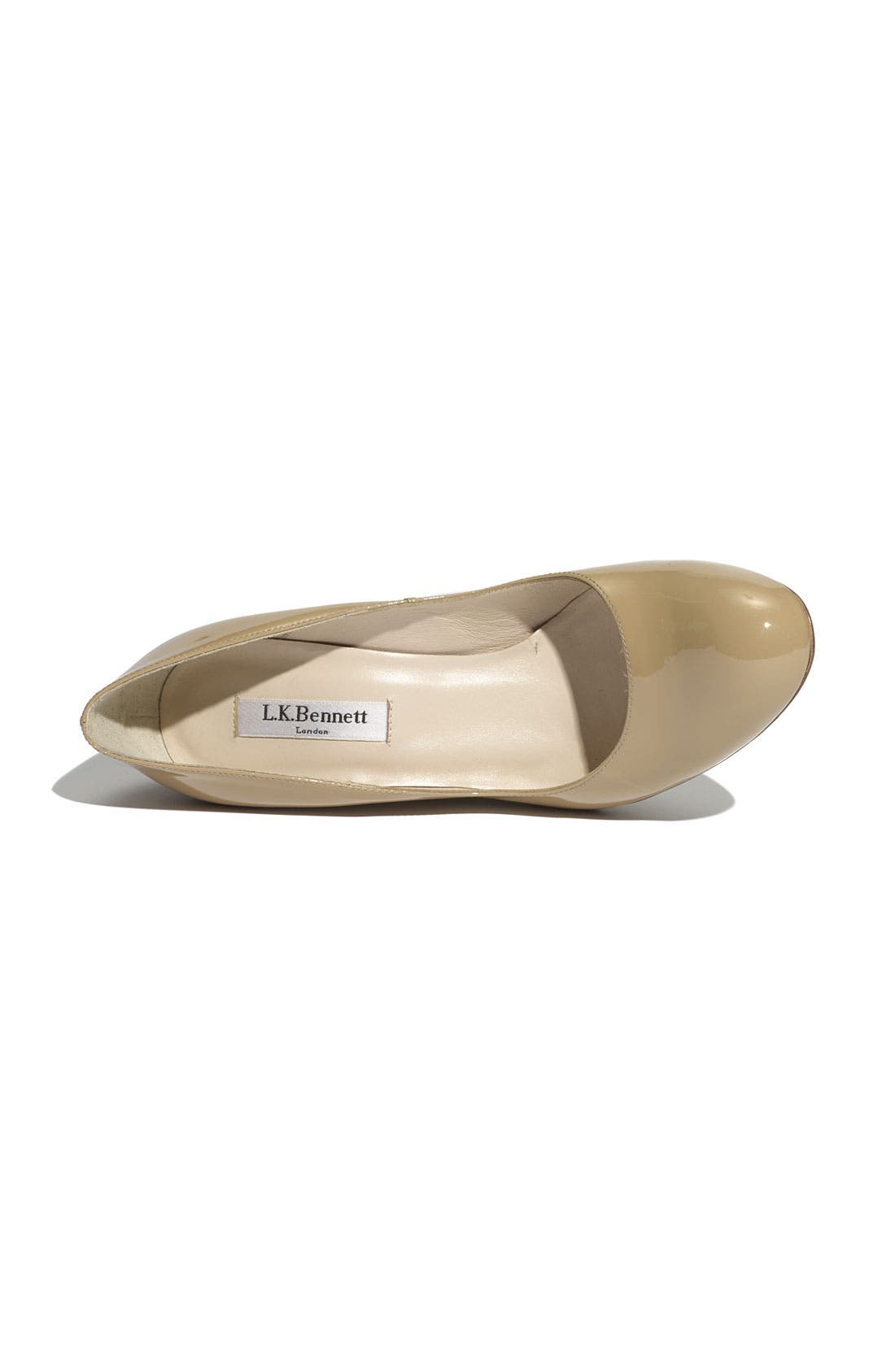 L.K. Bennett 'Maddox' Wedge Pump, Alternate, color, TAUPE