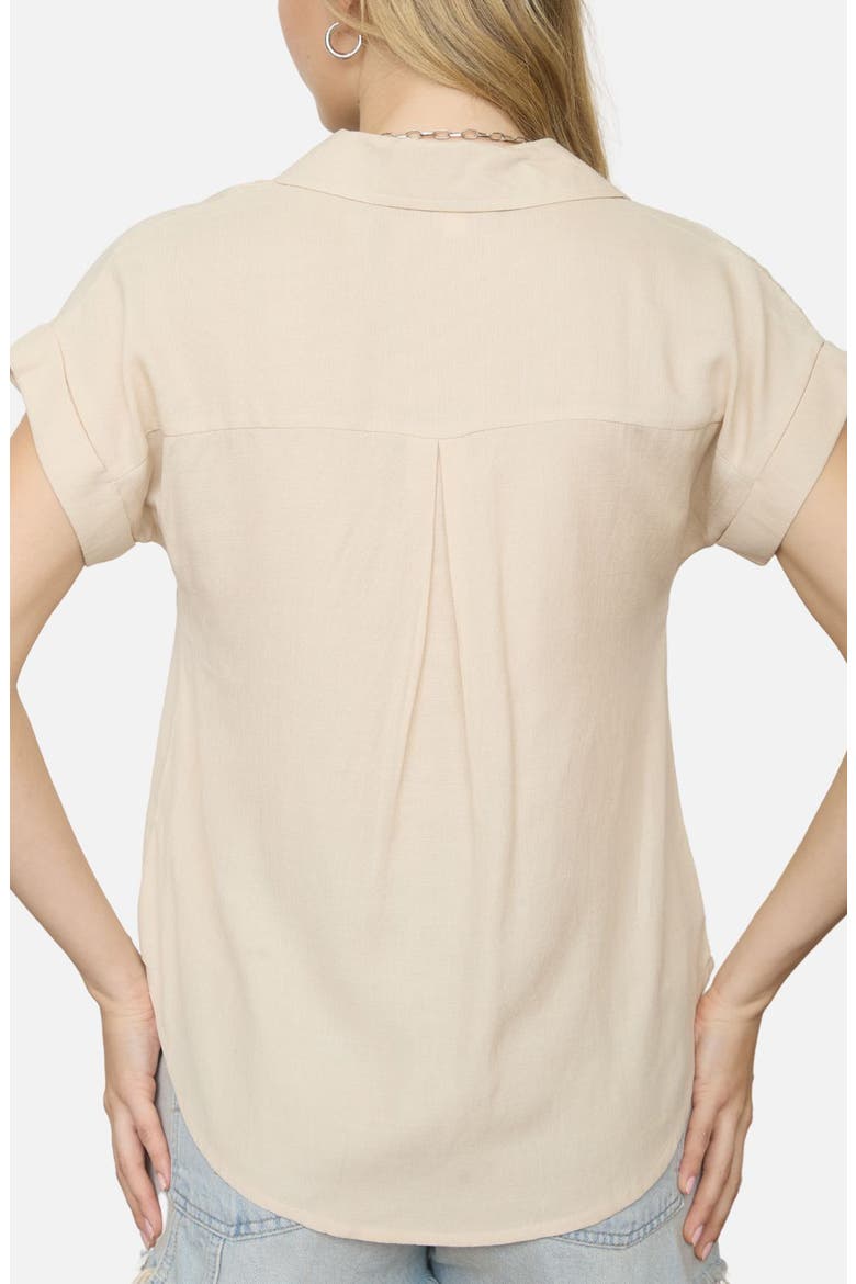 Half Button Shirt, Alternate, color, KHAKI