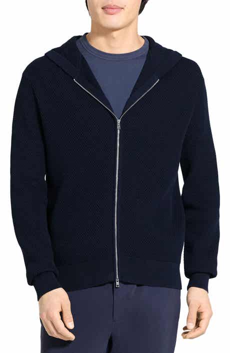 Myhlo Perforated Waffle Cotton Zip Hoodie