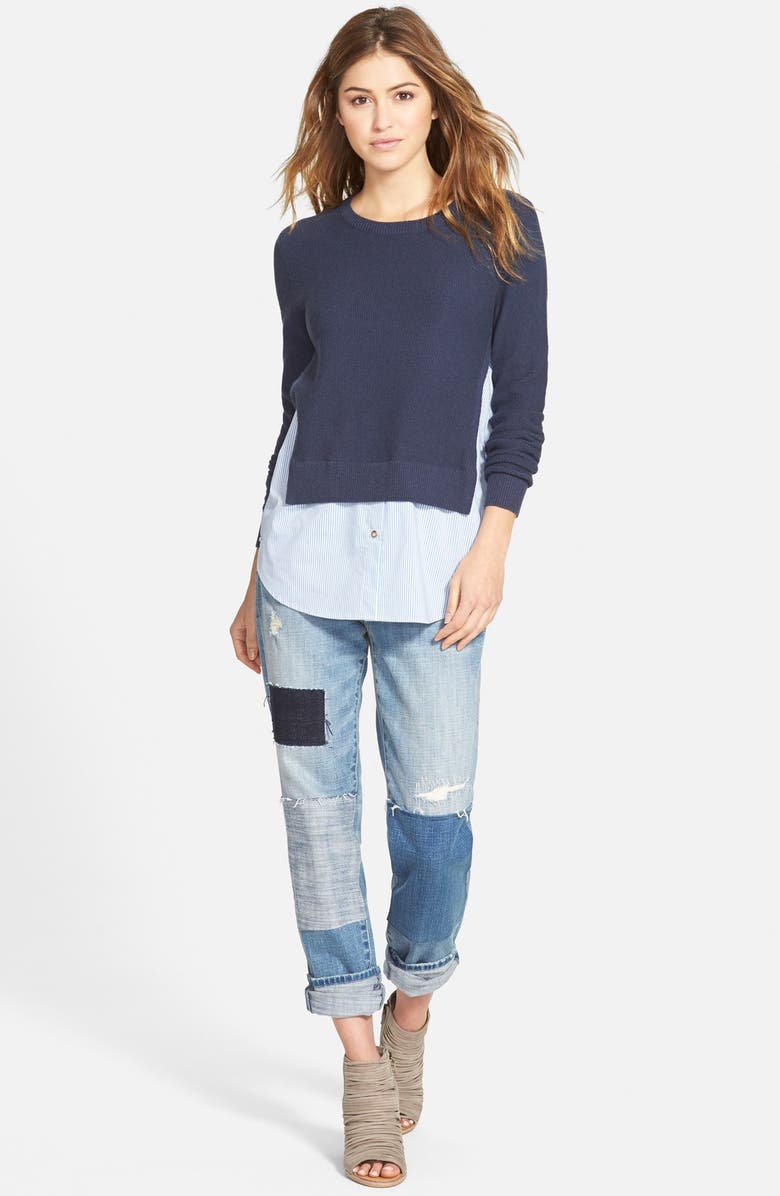 Treasure & Bond Treasure&Bond Boyfriend Jeans, Alternate, color, 