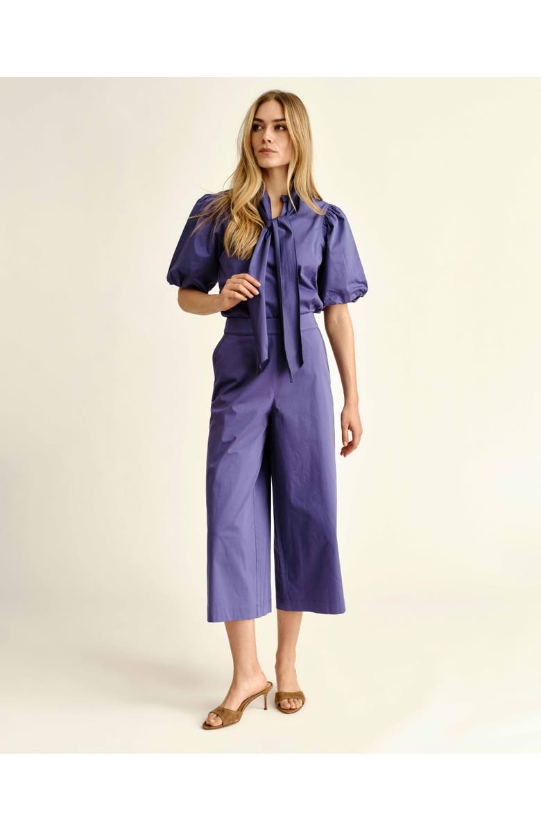 Cartolina Salida High-Rise Culotte, Alternate, color, Coastal Indigo