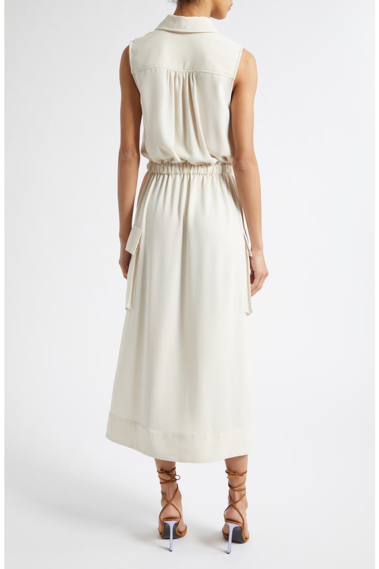 Payton Sleeveless Shirtdress, Alternate, color, BONE
