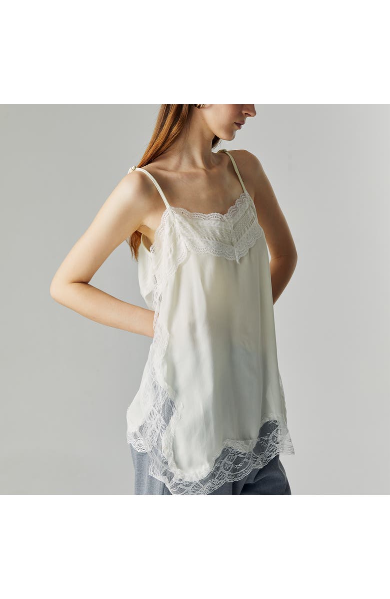 ATS Thea Lace Camisole Top, Alternate, color, Broken White