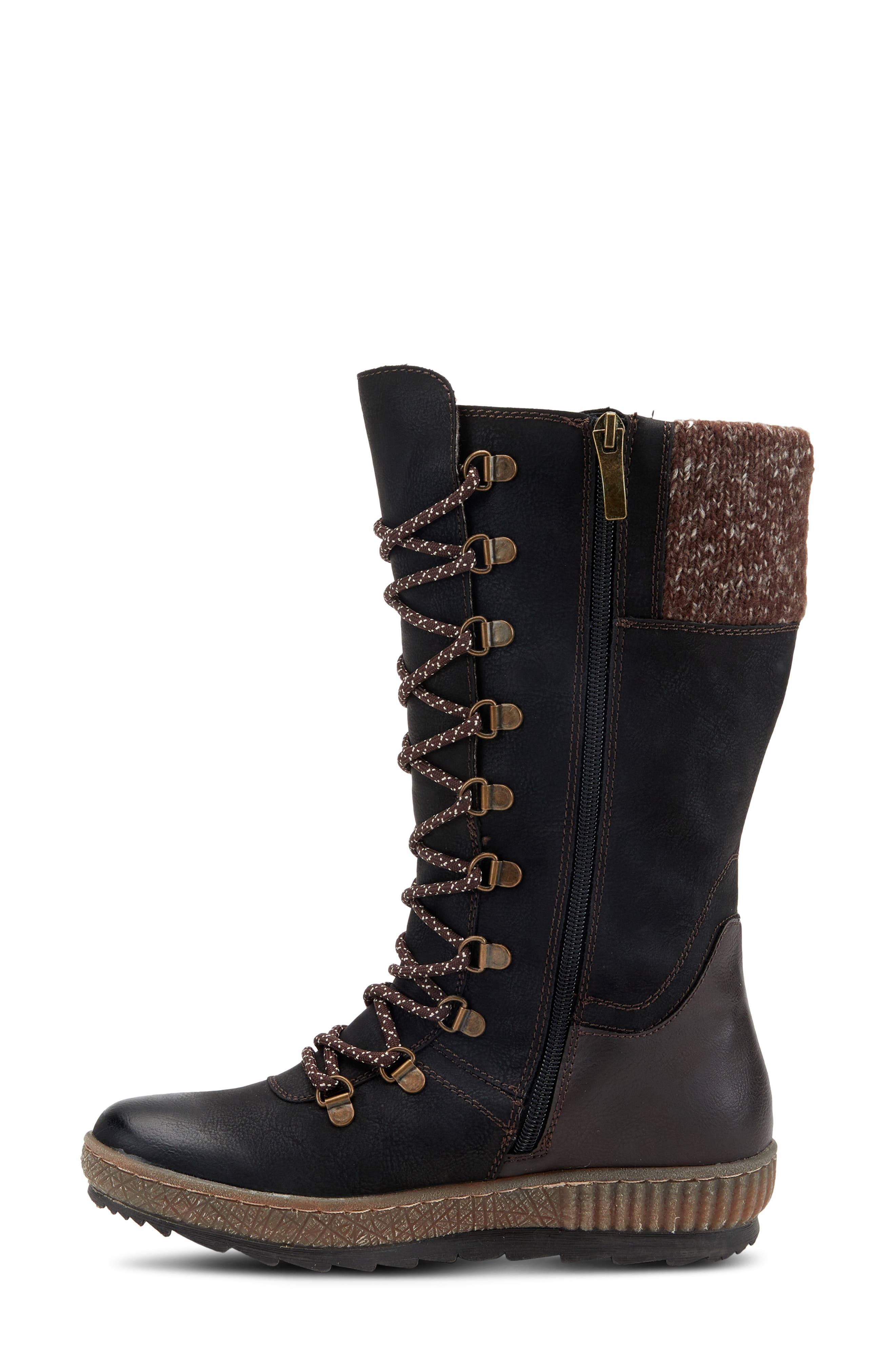 Spring Step Chibero Faux Shearling Lined Water Resistant Boot, Alternate, color, 