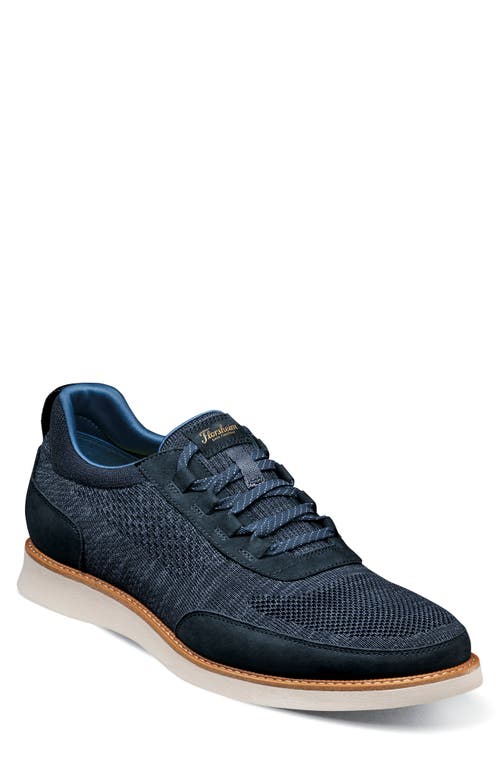 Florsheim Launch Elastic Lace Knit Sneaker In Navy