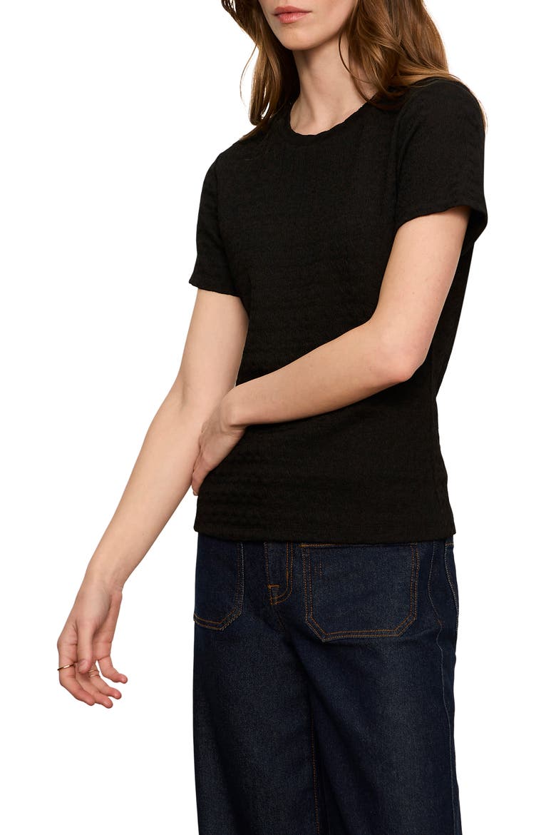 Icon Texture T-Shirt, Alternate, color, BLACK