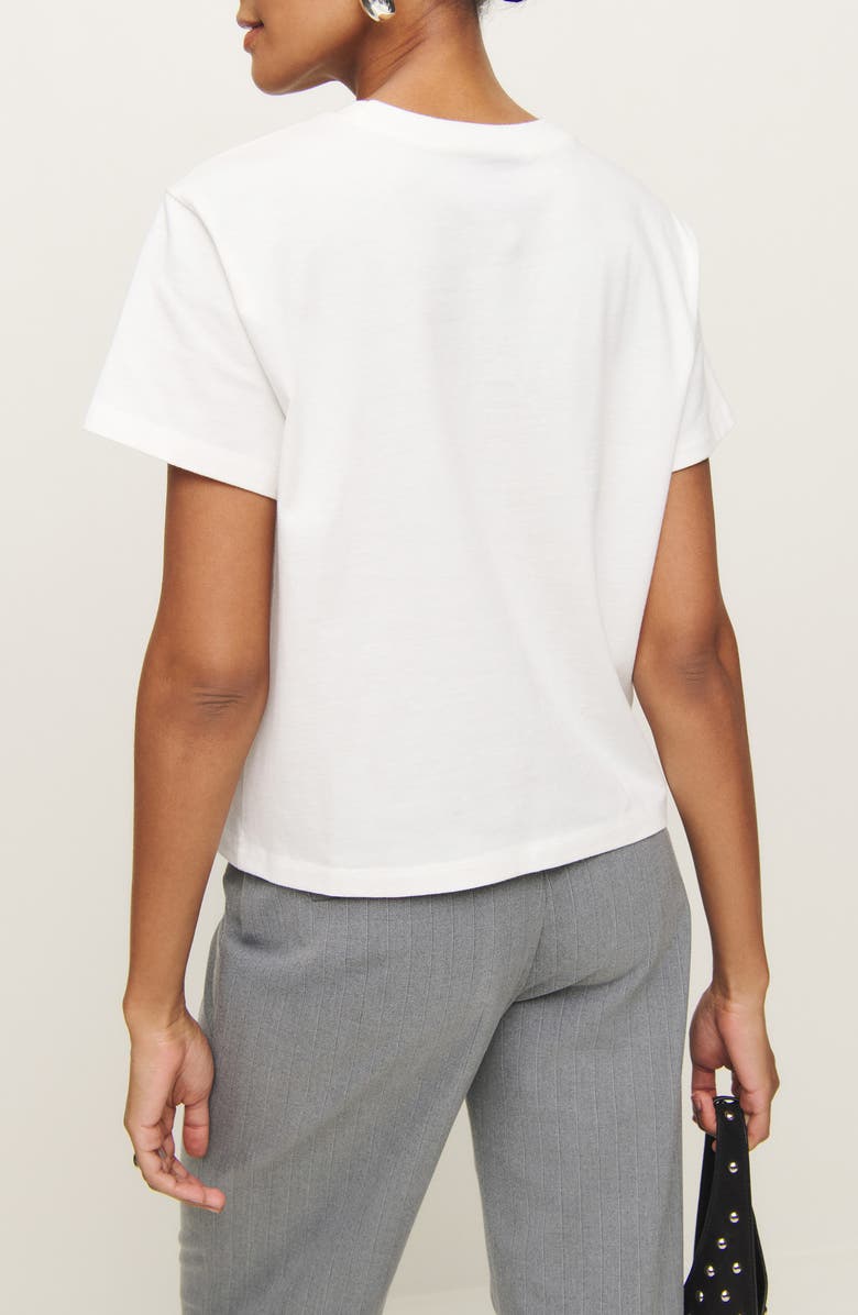 Reformation Rowan Organic Cotton T-Shirt, Alternate, color, 