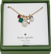 Kate Spade New York little mixed charm pendant necklace