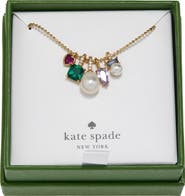Kate Spade New York little mixed charm pendant necklace