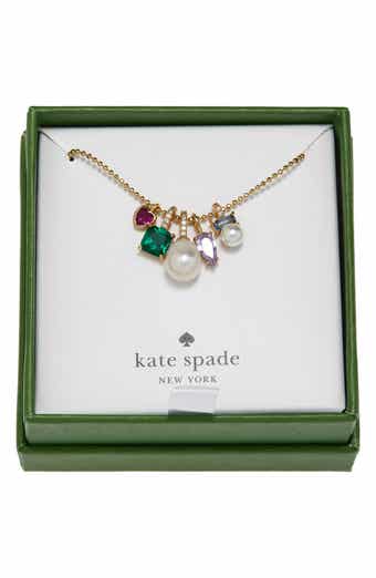 Kate Spade New York little mixed charm pendant necklace