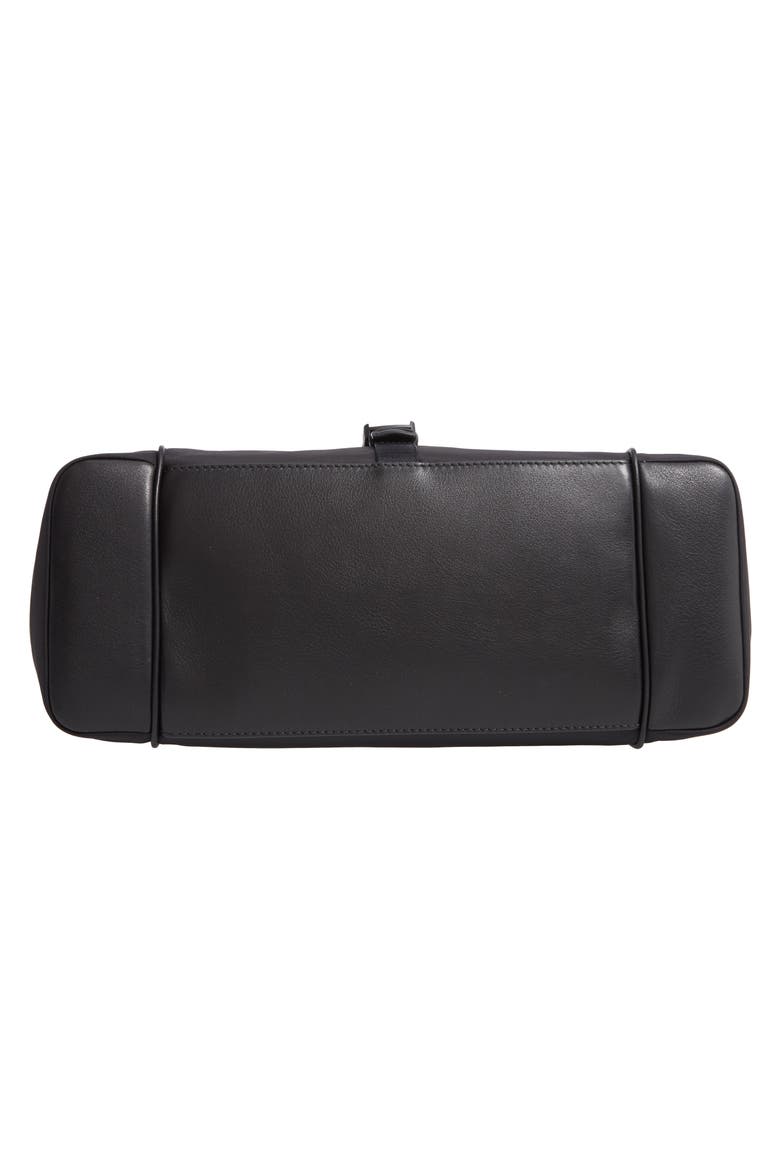 Flap Nylon Diaper Bag, Alternate, color, BLACK