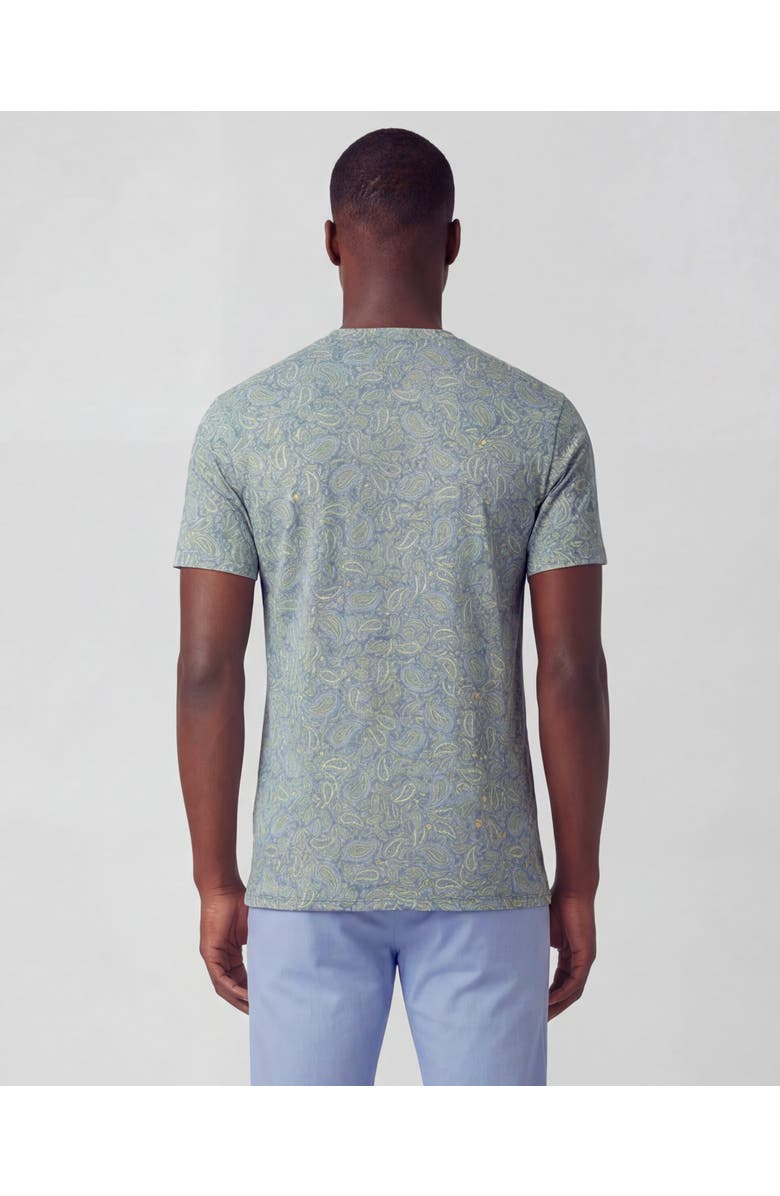 Lords of Harlech Paisley Pile Mens Vneck Tee, Alternate, color, Paisley Pile Sunshine