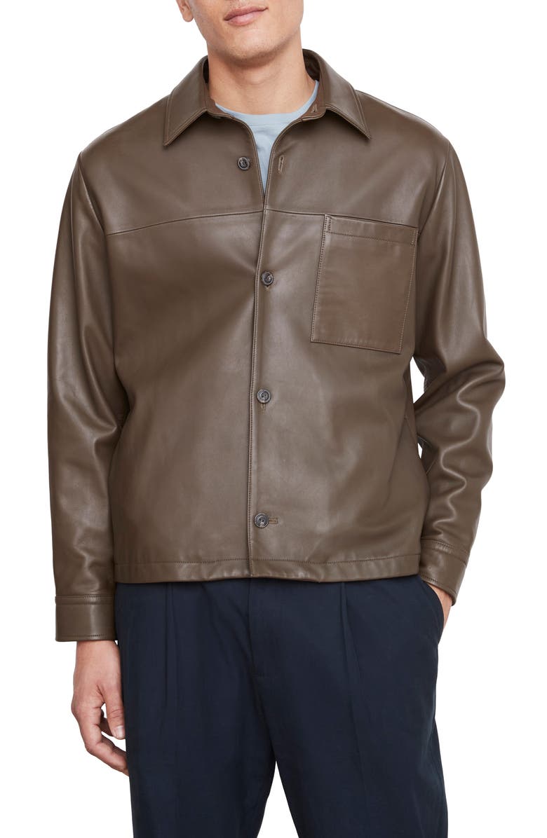 Vince Leather Jacket, Main, color,